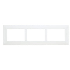 Schneider S2000 Coverframe, white, 3-gang Schneider Electric