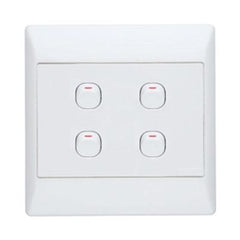 Schneider S2000 Grid plate, 3-lever, 4x4 Schneider Electric