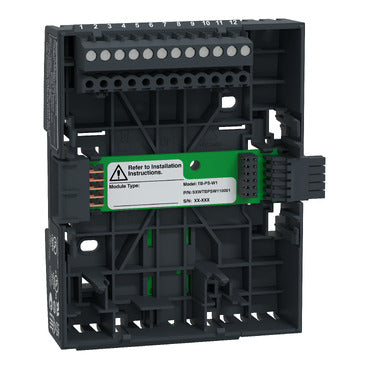 Schneider Spacelogic Terminal base required for power supply module Schneider Electric
