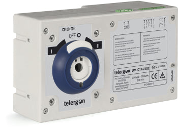 Telergon Motorized c/o switch, 3-pole, size 0, 160A Telergon