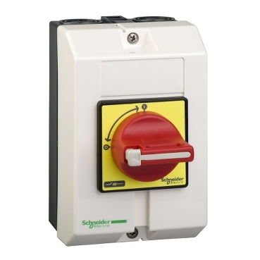 Schneider Emergency switch disconnector, r/handle, 10A