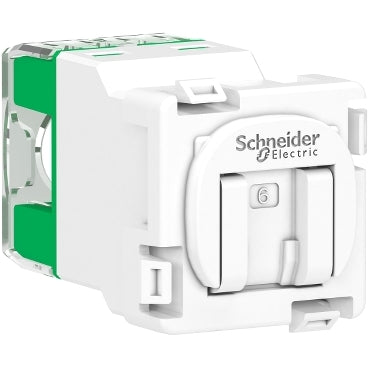 Schneider Connector RJ45 30M unshielded Cat6 shutter Schneider Electric