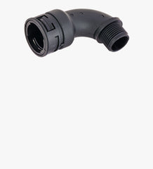 Reiku Connector Elbow 90° male, polyamid, black, M20, NW 17mm