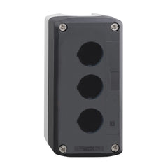 Schneider Empty control station, plastic, grey, 3-hole