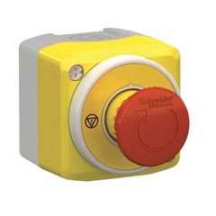 Schneider Complete control station, emergency stop, 24VAC/DC
