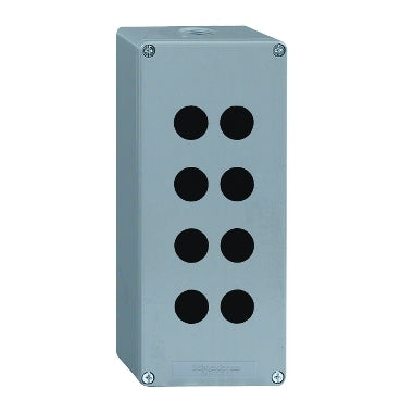 Schneider Empty control station, die-cast, blue, 8 cut-outs, Ø 22mm Schneider Electric