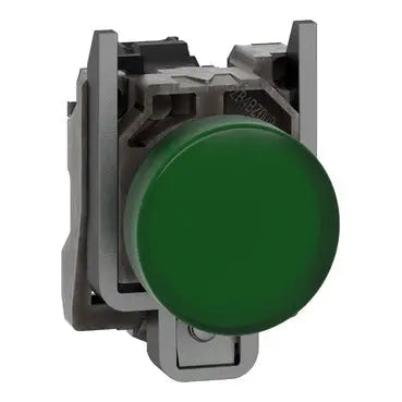 Schneider Pilot light, metal, LED, green, 24VAC/DC