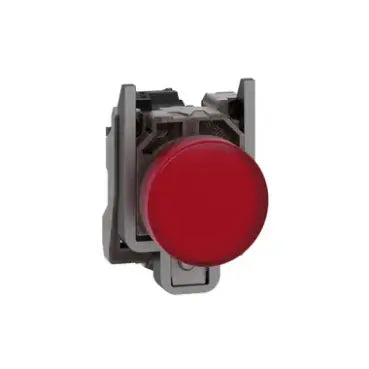 Schneider Pilot light, metal, LED, red, 24VAC/DC