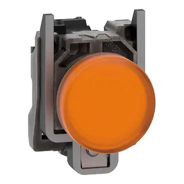 Schneider Pilot light, metal, LED, orange, 24VAC/DC