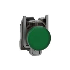 Schneider Pilot light, metal, LED, green, 230 - 240VAC
