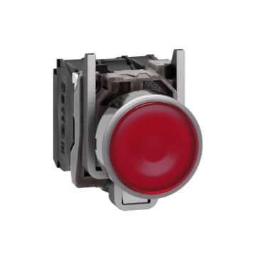 Schneider Illuminated pushbutton, red, 24V