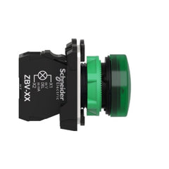 Schneider Pilot light, plastic, green, 24VAC/DC, Ø22 Schneider Electric
