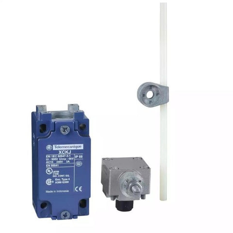 Schneider Limit switch, rod lever 6mm, snap, M20, 1NC + 1NO