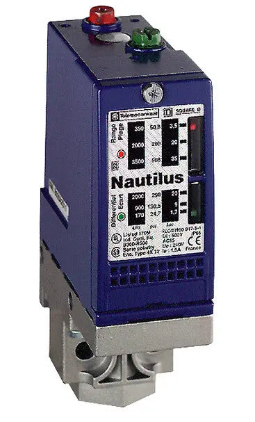 Schneider Pressure switch, adjust. scale 2 thresholds, 0/10bar, 1c/o Schneider Electric