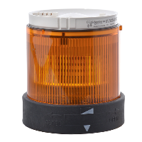 Schneider Illuminated unit, steady, orange, 24VAC/DC Schneider Electric