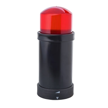 Schneider Illuminated unit, plastic, red, 'flash', Ø 70mm
