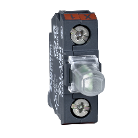 Schneider Light block for head Ø22mm, blue, 24VAC/DC Schneider Electric