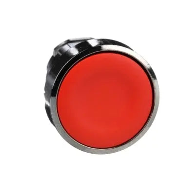 Schneider Pushbutton head, flush, metal, red, Ø 22