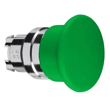 Schneider Mushroom pushbutton head, green, Ø 40