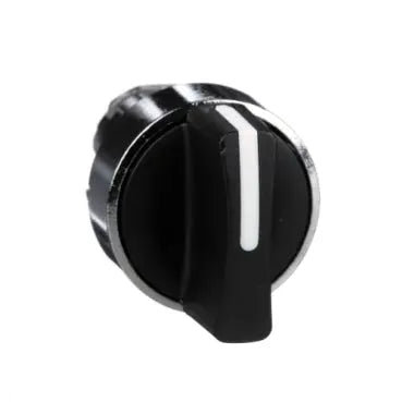 Schneider Selector switch head, metal, black, 3-position
