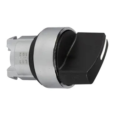 Schneider Selector Switch head, Metal, Black, 2 positions