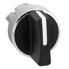 Schneider Selector switch head, metal, black, 3-position, Ø 22