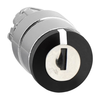 Schneider Key switch selector head, metal, black, Ø22 Schneider Electric