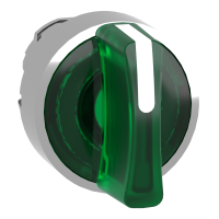 Schneider Illu. select switch head, green, 3 positions Schneider Electric