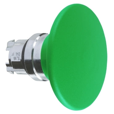 Schneider XB4 Mushroom push button head Ø 60, metal, green, Ø22 Schneider Electric