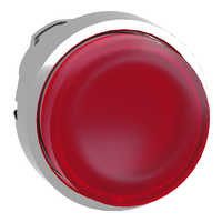 Schneider LED pushbutton head, projecting, red, Ø22 Schneider Electric