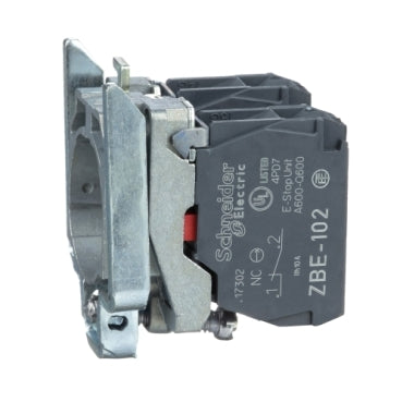 Schneider Contact block with mounting collar, 2NC