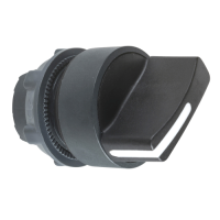 Schneider Selector switch head, 2 positions, black, Ø 22mm Schneider Electric