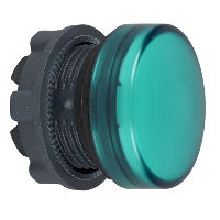 Schneider Pilot light head, metal, green, Ø22mm Schneider Electric