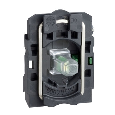 Schneider Light block, body/fixing collar, plastic, orange, 1NO Schneider Electric