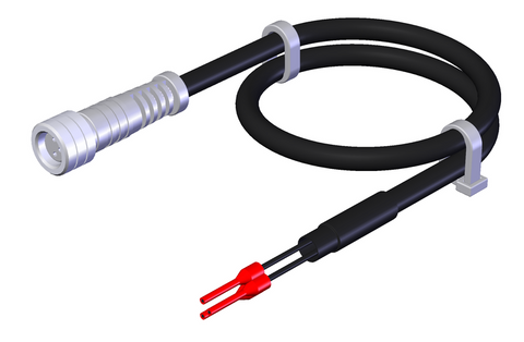 Euchner Connecting cable with plug connector M8, 3-pin, 5m