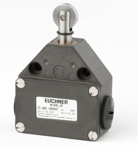 Euchner N10RL-M Precision single limit switch, ext r/plunger Euchner