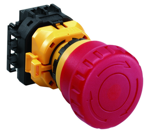 Euchner ES-XW1E-LV412Q4MFR Emergency stop, red, 22mm