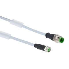 Murr Connector, M12 male to M8 female, straight, 1m