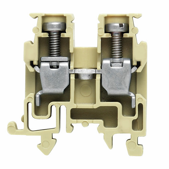 Weidmuller Feed-through terminal, screw, beige, c/s 2.5mm²
