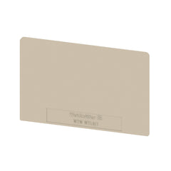 Weidmuller Partition plate, dark beige, 44.5x65x1.5mm