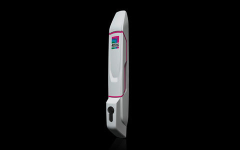 Rittal VX Comfort handle for semi-cylinder, die cast zinc