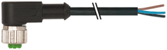 Murr M12 female 90°, A-code with cable, 3-pole, 10m Murrelektronik