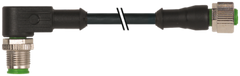 Murr M12 male 90°/female 0° straight, 4-pole, 10m Murrelektronik