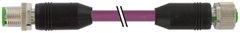 Murr M12 male 0°/female 0° shielded, profibus, 20m Murrelektronik
