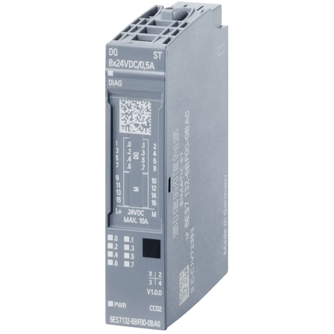 Siemens Simatic ET 200SP Digital output module, 8 x 24VDC, 0.5A - Rubicon Partner Portal
