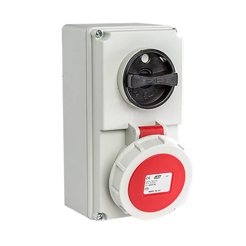 IDE Interlock socket wall, blue, 2P+E, 16A, 200/250V - Rubicon Partner Portal