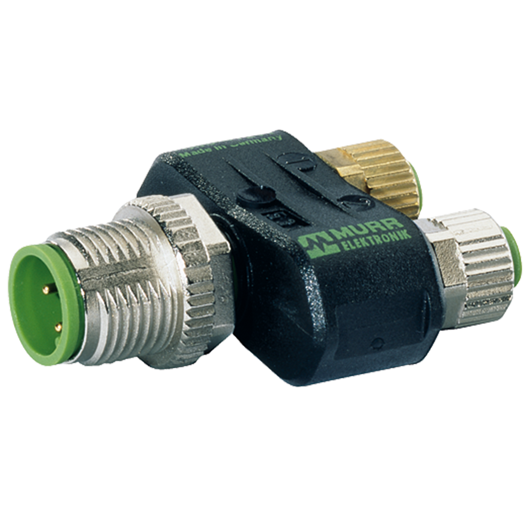 Murr T-Coupler Slim M12 male 5-pole / 2x M8 female - Rubicon Partner Portal