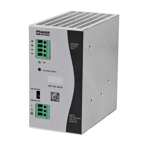 Murr Eco-rail 2 Power supply, 1-phase, 23-28VDC, 10A - Rubicon Partner Portal