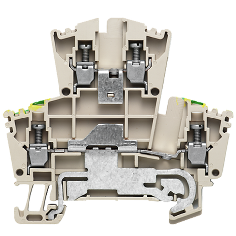 Weidmuller WDK 2.5DU-PE, Feed-through + Double-tier terminal - Rubicon Partner Portal