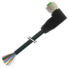 Murr M12 female 90°, A-code with cable, 12-pole, 10m - Rubicon Partner Portal